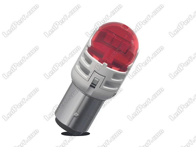 2x Philips W21W Ultinon PRO6000 LED Bulbs - Red - 11065RU60X2 - 7440