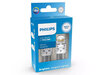 2x LED bulbs Philips P21/5W Ultinon PRO6000 - White 6000K - BAY15D - 11499CU60X2