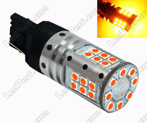 WY21W Orange LED bulb - no rapid flashing or OBC error Individual LEDS - LEDs WY21W T20 W21 5W Base