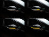 Different stages of the scrolling light of Osram LEDriving® dynamic turn signals for Volkswagen Golf (VII) side mirrors
