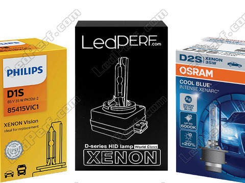 Ampoule Xénon d'origine pour Acura CSX, marques Osram, Philips et LedPerf disponibles en : 4300K, 5000K, 6000K et 7000K