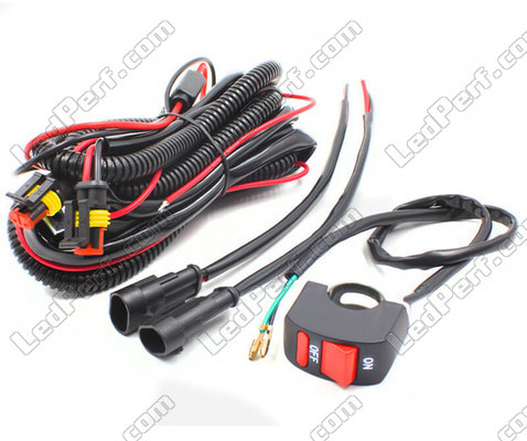 Cable D'alimentation Pour Phares Additionnels LED Buell S1 Lightning