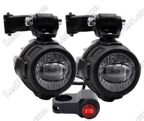 Feux LED faisceau lumineux double fonction "combo" antibrouillard et longue portée pour Honda CBR 500 R (2013 - 2015)