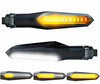 Clignotants dynamiques LED 2 en 1 avec feux de jour intégrés pour Indian Motorcycle Scout springfield / deluxe 1442 (2001 - 2003)