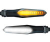 Clignotants séquentiels LED 2 en 1 avec feux de jour pour Royal Enfield Continental GT 535 (2013 - 2017)