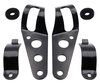 Set of Attachment brackets for black round Honda CB 250 Two Fifty headlights