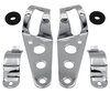 Set of Attachment brackets for chrome round Kawasaki VN 1700 Classic headlights