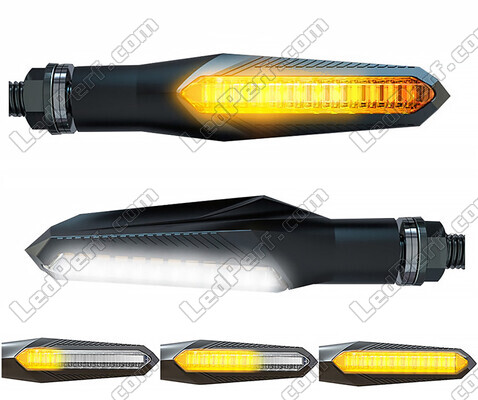 2-in-1 dynamic LED turn signals with integrated Daytime Running Light for Kawasaki ZZR 1400 (ZX-14R)