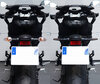 Before and after comparison following a switch to Sequential LED Indicators for KTM EXC 125 (2008 - 2012)