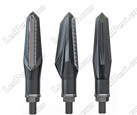 Sequential LED indicators for KTM EXC 125 (2008 - 2012) from different viewing angles.