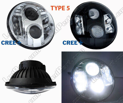Royal Enfield Bullet trials 500 (2019 - 2020) type 5 motorcycle LED headlight