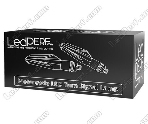 Packaging of dynamic LED turn signals + brake lights for Royal Enfield Continental GT  650 (2018 - 2023)
