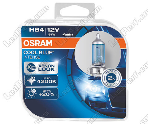 Ampoules Osram 9006 (HB4) Cool blue Intense Xenon Effect 4200K