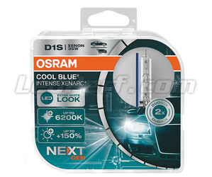 Paire d'Ampoules Xénon D1S Osram Xenarc Cool Blue Intense NEXT GEN 6200K dans son emballage - 66140CBN-HCB
