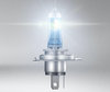 Ampoule Osram 9003 - H4 - HB2 60/55W Night Breaker Laser lumière blanche Effet Xénon