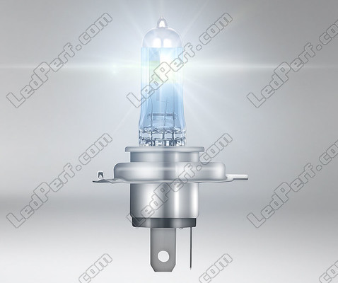 Eclairage blanc de l'Ampoule H4 OSRAM Night Breaker® 200 - 64193NB200