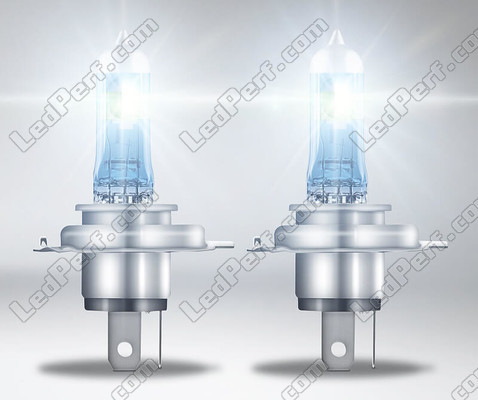 Eclairage d'une paire d' ampoules 9003 (H4 - HB2) Osram Night Breaker Laser +150%
