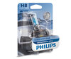 1x Ampoule H8 Philips WhiteVision ULTRA +60% 35W - 12360WVUB1