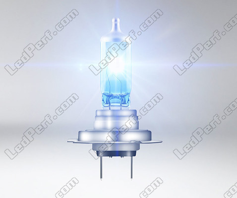 H7 halogen bulb Osram Cool Blue Intense NEXT GEN producing LED effect lighting