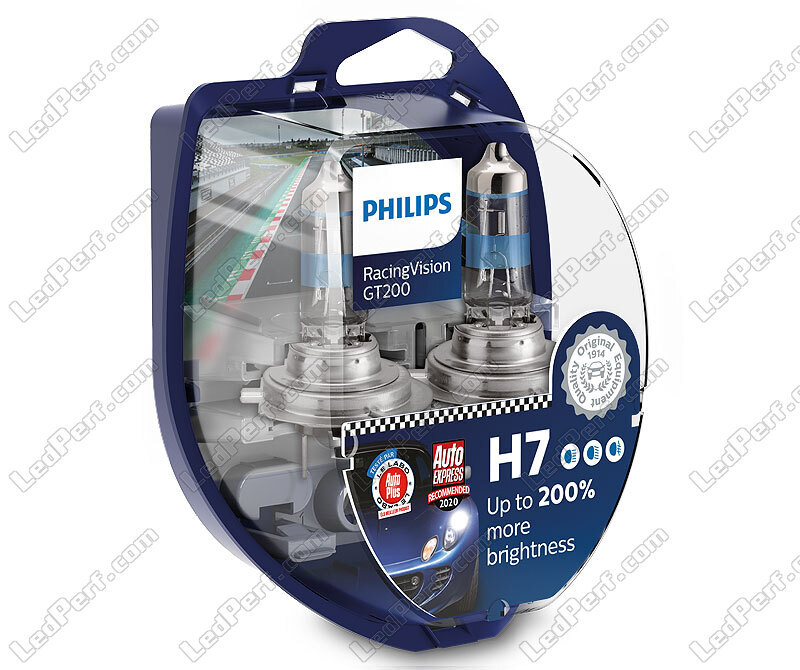 H7 OSRAM Night Breaker 200% Headlight Bulbs 12V 55W 64210NB200-HCB (Pair)