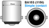 Super White 1156 - 7506 - P21W gas-charged xenon bulb