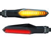Dynamic LED turn signals + brake lights for Royal Enfield Bullet electra X 500 (2004 - 2008)