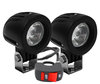 Additional LED headlights for motorcycle Suzuki Intruder 800 (2004 - 2011) - Long range