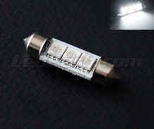 37mm festoon LED - White - anti-onboard-computer error OBC - 6418 - C5W