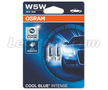 Pack of 2 Osram Cool Blue Intense sidelight bulbs - White - 168 - 194 - W5W - T10  - 4000K