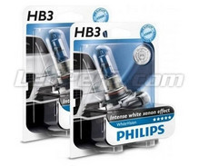 Pack of 2 Philips WhiteVision 9005 (HB3) bulbs (New!)