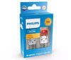 2x ampoules LED Philips PY21/5W Ultinon PRO6000 - Orange - BAY15D - 11499AU60X2