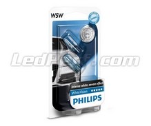 Pack of 2 sidelight bulbs - Philips WhiteVision - White - 168 - 194 - W5W - T10