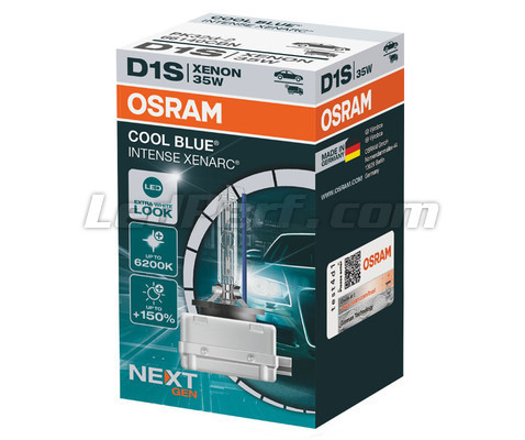 D1S COOL BLUE INTENSE Osram Xenarc Up To 6000K Xenon HID Headlight Bulb Single 