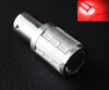 Ampoule 1157R - 2057R - P21/5W Magnifier à 21 leds SG Haute puissance + Loupe Rouges Culot BAY15D