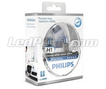 Pack of 2 Philips WhiteVision H1 bulbs (New!)