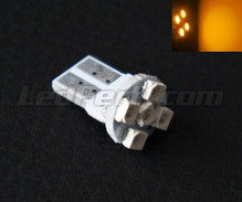 168NA - 194NA - 2827 - T10 Efficacity bulb with 5 leds TL - Orange - WY5W