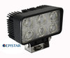 Additional 6 LED Light Rectangular 18W for 4WD - ATV - SSV