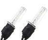 Pack of 2 H3 6000K 35W Xenon HID replacement bulbs