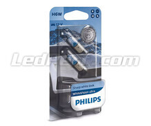 Pack de 2 ampoules H6W Philips WhiteVision ULTRA  - 12036WVUB2