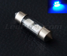 Ampoule navette 31mm à  leds bleues - DE3175 - DE3022 - C3W