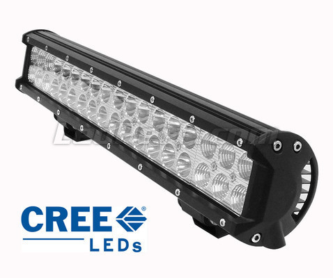 14 Curved Off-Road LED Light Bar - Double Row - 72W - 7,600 Lumens - Spot  Beam