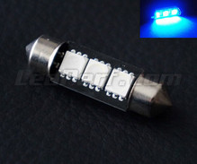 37mm festoon LED bulb - blue  - 6418 - C5W