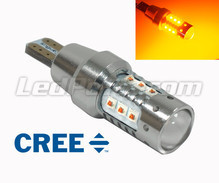 T15 bulb 916NA WY16W 16 Leds CREE - Ultra Powerful - Orange