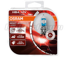 Pack de 2 Ampoules 9006 (HB4) Osram Night Breaker Laser +150% - 9006NL-HCB