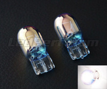 Pack of 2 Platinum (Chrome) sidelight bulbs - White - 7440 - W21W - T20 (single filament)