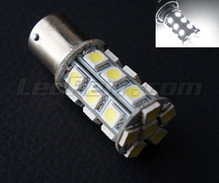 1156 - 7506 - P21W bulb with 24 leds - white - High power - BA15S Base