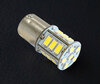 Ampoule LED 67 - 5007 - 5008 - R10W à 21 leds Blanches - Culot BA15S